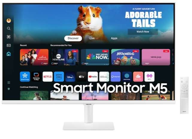 Samsung+27%22+Smart+Monitor+LS27DM501EWXXL+%28White%29
